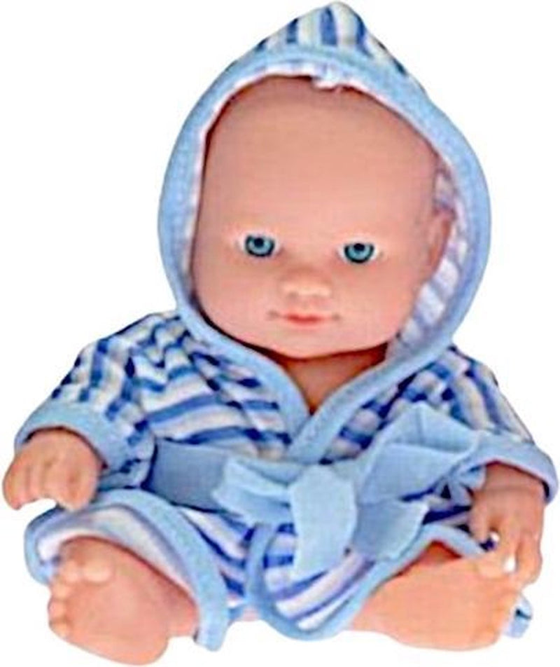 Afbeelding laden in galerijviewer, Toys amsterdam babypop met badjas, 20cm