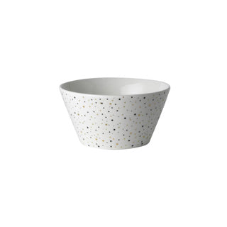 Laden Sie das Bild in Galerie -Viewer, Dutch rose amsterdam loft kom 10 cm wit glitter | 2 stuks