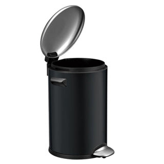 Load image into Gallery viewer, Eko vepa bins belle deluxe pedaalemmer 3l zwart zilver