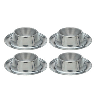 Chargez l'image dans la visionneuse de la galerie, Excellent houseware eierdopset rvs 4 stuks | 4 stuks