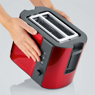 Chargez l'image dans la visionneuse de la galerie, Severin broodrooster automatisch 800w rood at 2217