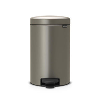Afbeelding laden in galerijviewer, Brabantia newicon prullenbak - 12 liter - platinum