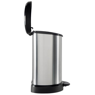 Chargez l'image dans la visionneuse de la galerie, Curver pedaalemmer decobin ovaal 15l zilver