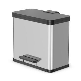 ギャラリービューアに画像をロードする, Hailo öko duo plus l prullenbak - 17l + 9l - rvs