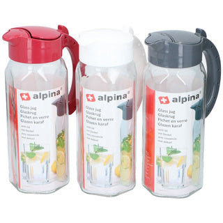 Load image into Gallery viewer, Alpina karaf 1,5l glas 3 assorti | 3 stuks