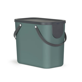 Load image into Gallery viewer, Rotho albula afvalscheidingsprullenbak 25l mistletoe groen