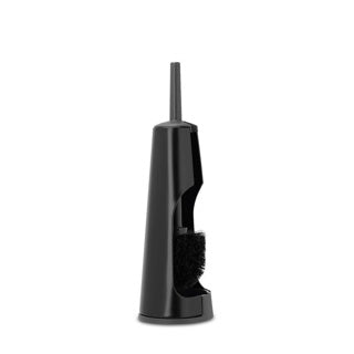 ギャラリービューアに画像をロードする, Brabantia toiletborstel en houder zwart dia.12x42cm