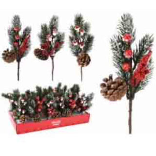 Chargez l'image dans la visionneuse de la galerie, Kerst steker 22 cm 3 assorti design | 4 stuks