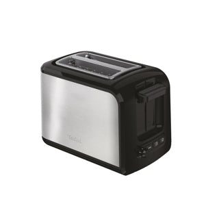 Afbeelding laden in galerijviewer, Tefal tt410d express broodrooster 16x26x19 cm 850w rvs zwart