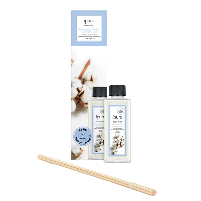 Afbeelding laden in galerijviewer, Ipuro geurdiffuser navulling cotton fields 200ml