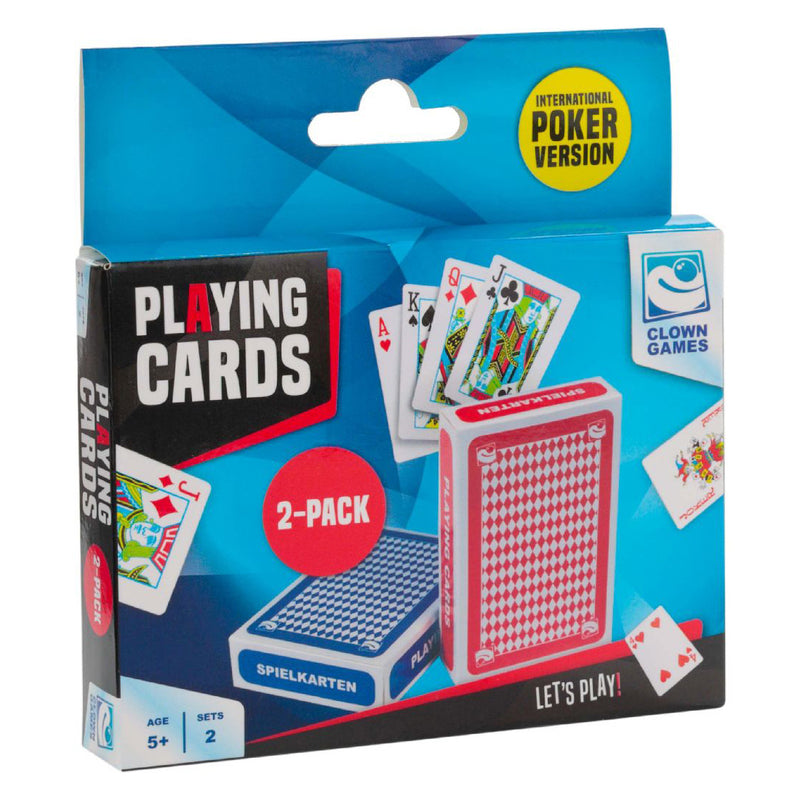 Afbeelding laden in galerijviewer, Clown games speelkaarten internationale poker versie 2 sets