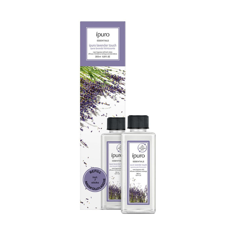 Afbeelding laden in galerijviewer, Ipuro geurdiffuser navulling lavender touch 200ml