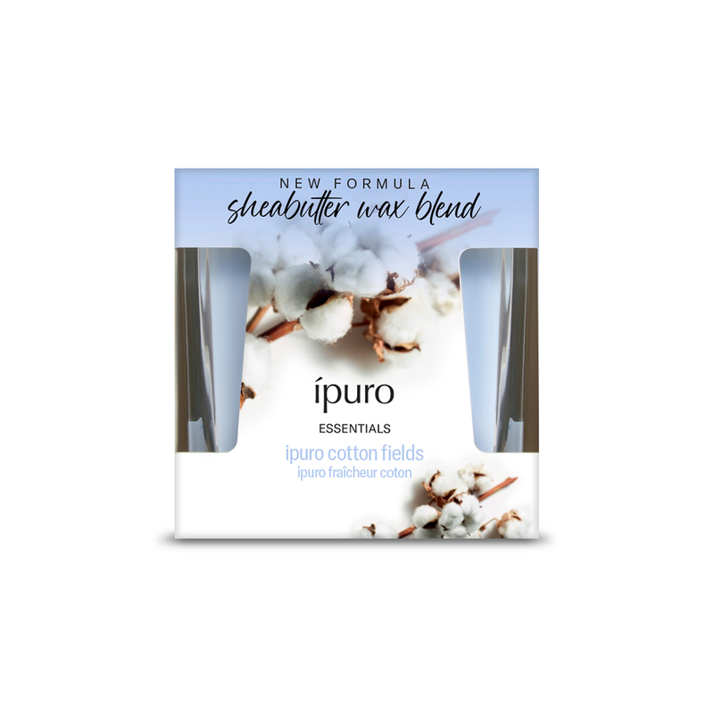 Afbeelding laden in galerijviewer, Ipuro geurkaars cotton fields 125gr.