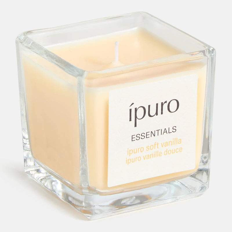 Afbeelding laden in galerijviewer, Ipuro geurkaars soft vanilla 125gr.