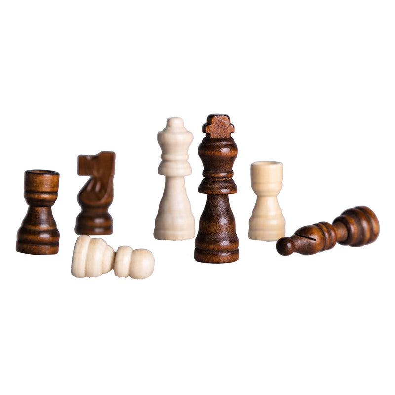 Load image into Gallery viewer, Clown games schaakstukken hout, 32dlg.