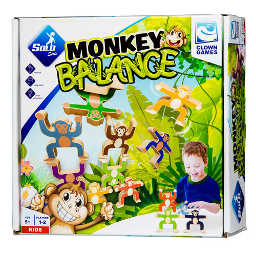 Load image into Gallery viewer, Clown games monkey balance balansspel
