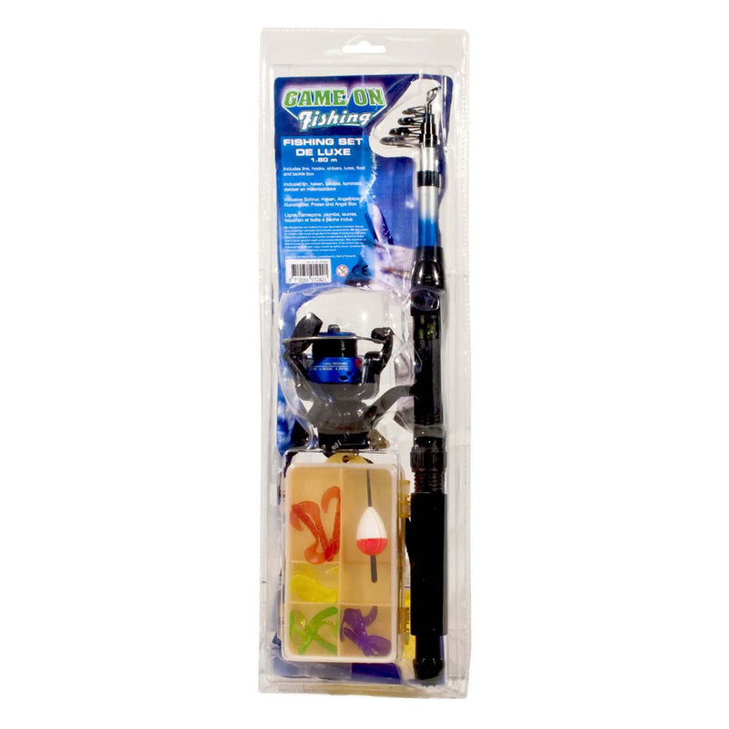 Load image into Gallery viewer, Game on fishing tele werphengel met accessoires, 2,10m