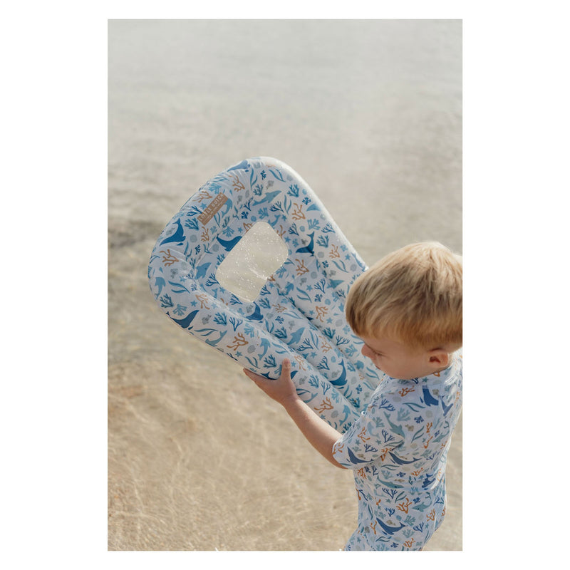 Afbeelding laden in galerijviewer, Little dutch ocean dreams luchtbed blauw