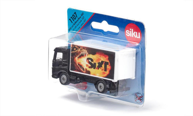 Load image into Gallery viewer, Siku vrachtwagen met aanhanger sixt 1:87