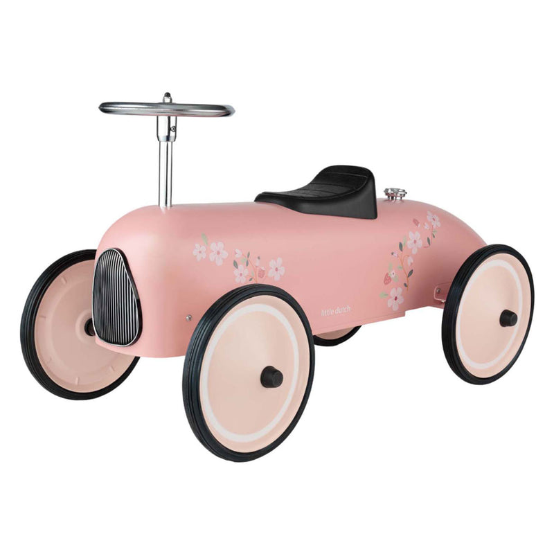 Afbeelding laden in galerijviewer, Little dutch retro loopauto roze