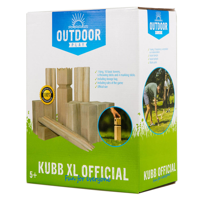 Load image into Gallery viewer, Outdoor play houten kubb game official
