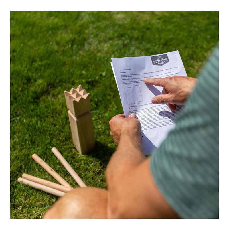 Load image into Gallery viewer, Outdoor play houten kubb game official