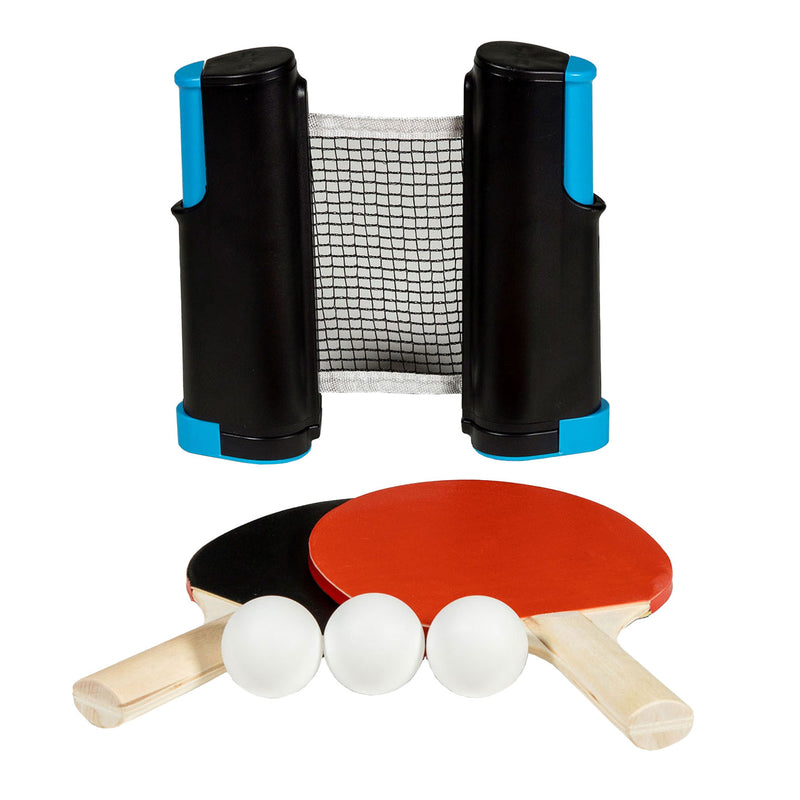Load image into Gallery viewer, Sportx oprolbare tafeltennisnet met 2 batjes
