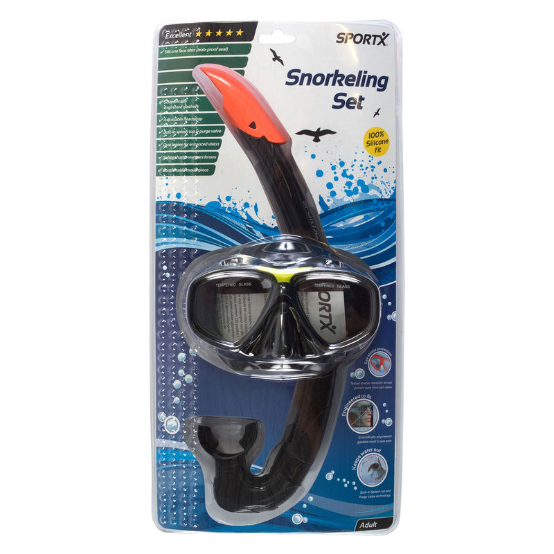 Load image into Gallery viewer, Sportx adult snorkelset