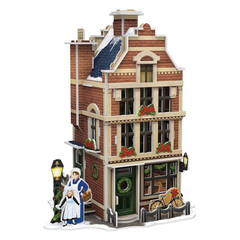 Load image into Gallery viewer, Cubic fun 3d puzzel hollanse bakkerij met led verlichting - 65st.