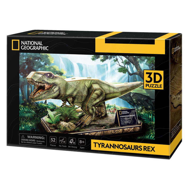 Afbeelding laden in galerijviewer, National geographic 3d puzzel tyrannosaurus rex