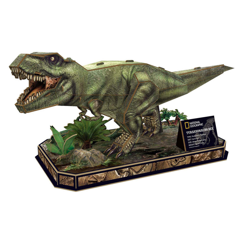 Load image into Gallery viewer, Cubic fun 3d puzzel national geographic t-rex