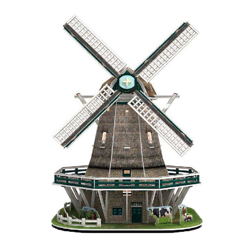 Load image into Gallery viewer, Cubic fun 3d puzzel molen led - 65st.