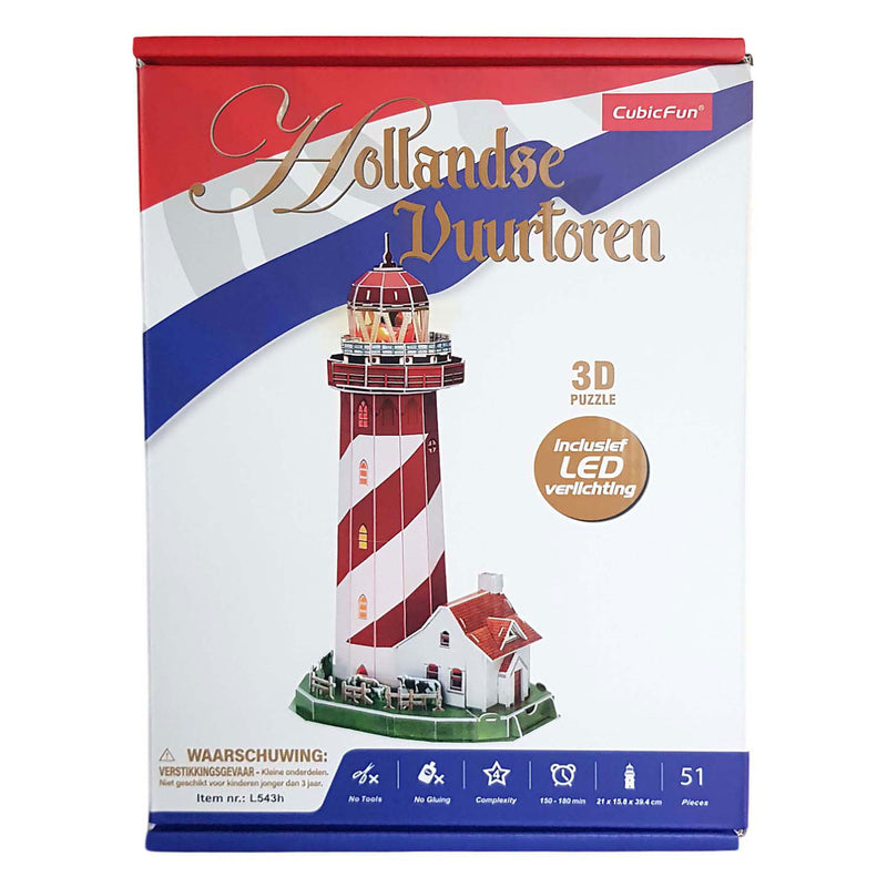Load image into Gallery viewer, Cubic fun 3d puzzel vuurtoren led, 51st.