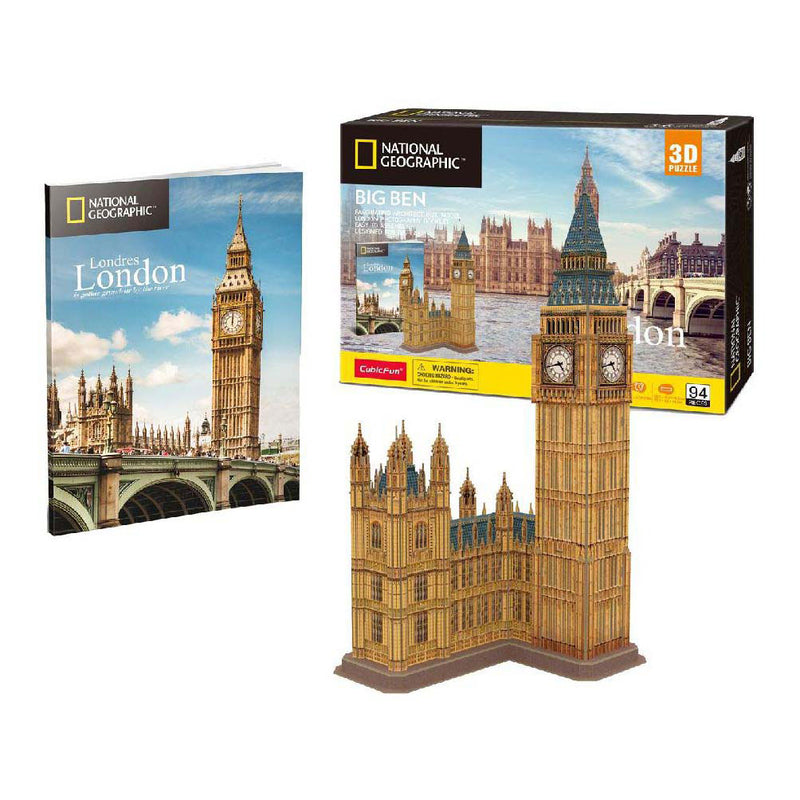 Afbeelding laden in galerijviewer, Cubic fun 3d puzzel national geographic big ben