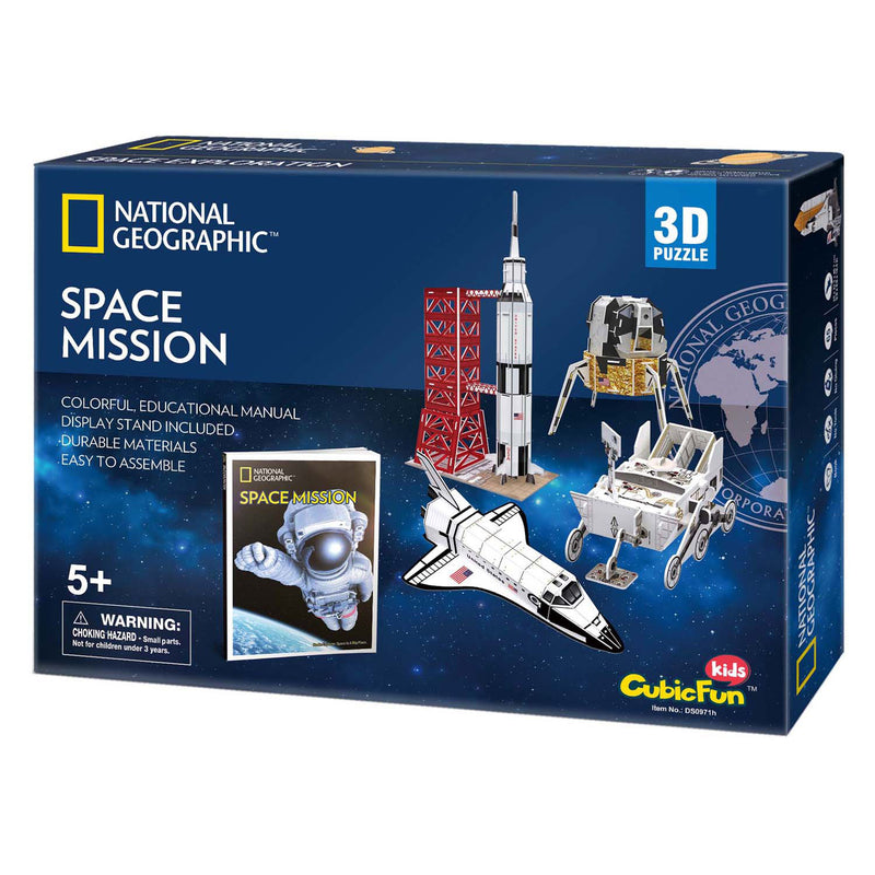 Load image into Gallery viewer, Cubic fun 3d puzzel national geographic ruimtemissie