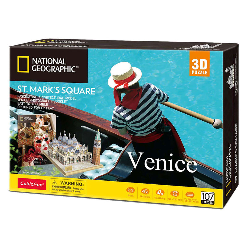 Chargez l'image dans la visionneuse de la galerie, Cubic fun 3d-puzzel ng piazza san marco (2010315)
