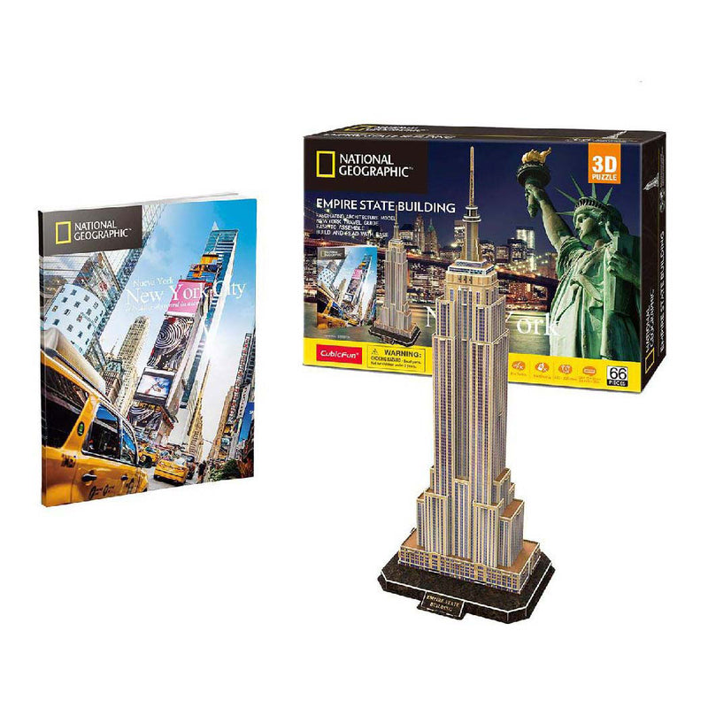 Afbeelding laden in galerijviewer, Cubic fun 3d puzzel national geographic empire state building