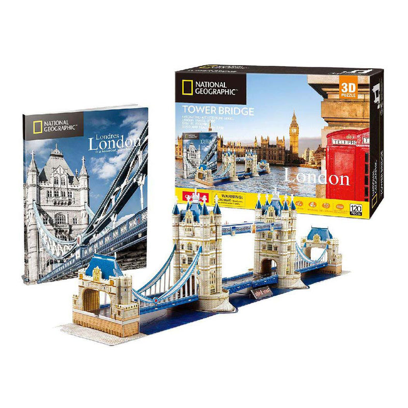 ギャラリービューアに画像をロードする, Cubic fun 3d puzzel tower bridge - educatief en leerzaam - 66 stukjes