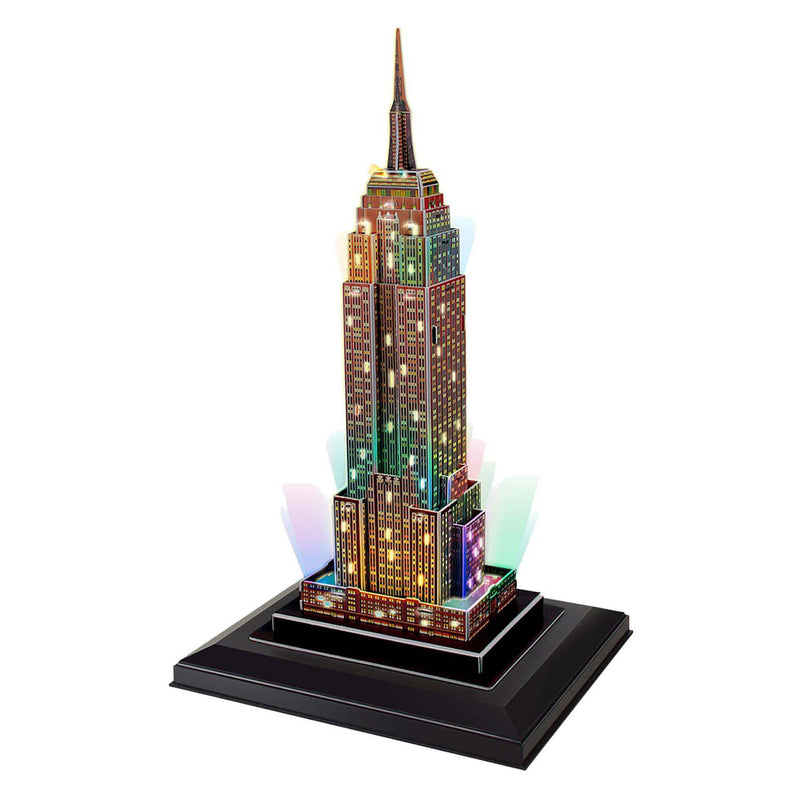 Load image into Gallery viewer, Cubic fun 3d puzzel empire state building met led verlichting