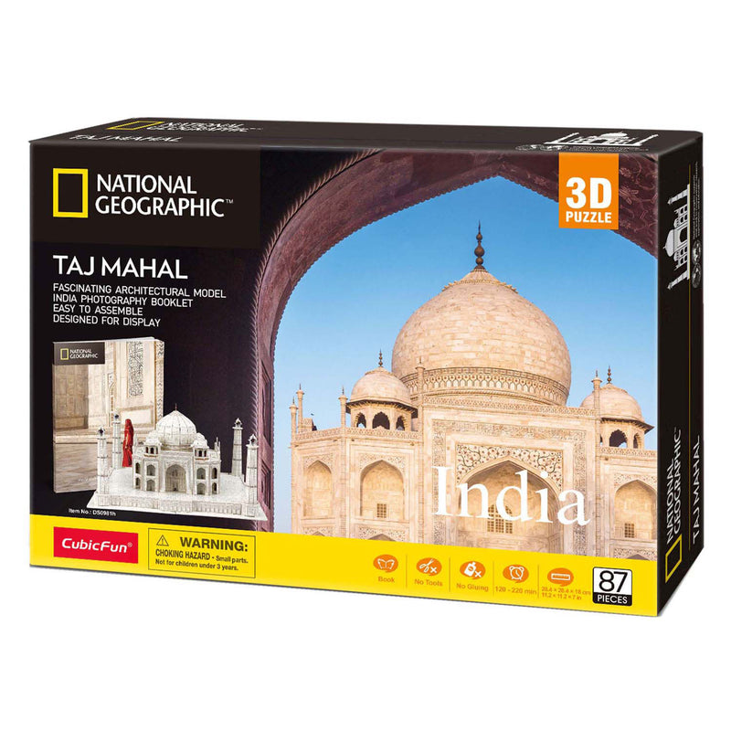 Afbeelding laden in galerijviewer, Cubic fun national geographic - 3d-puzzel - taj mahal