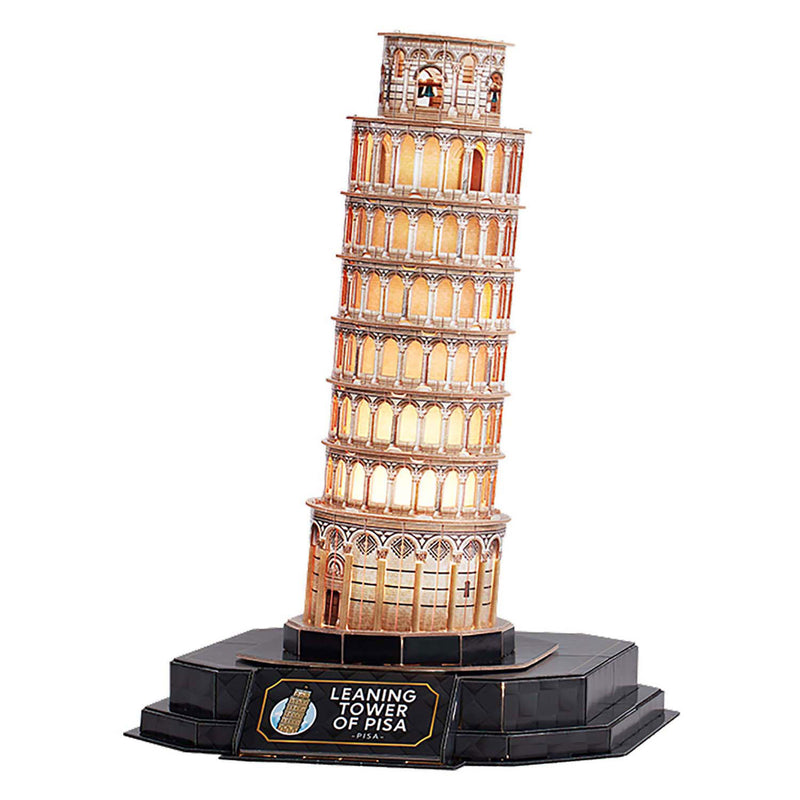 Load image into Gallery viewer, Cubic fun 3d puzzel toren van pisa met led verlichting