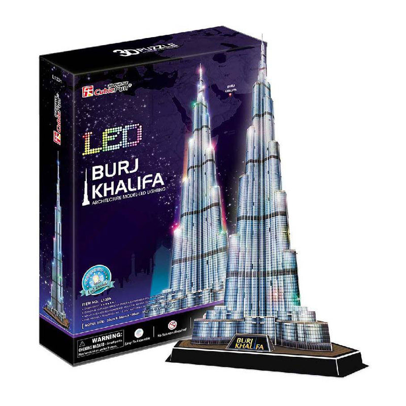 ギャラリービューアに画像をロードする, Cubic fun 3d-puzzel burj khalifa led (2010327)