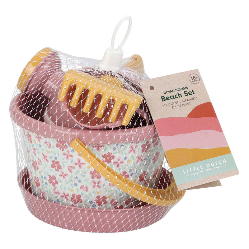 Load image into Gallery viewer, Little dutch pink flower strandset, 5dlg.