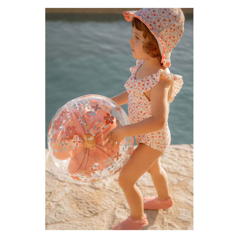 Load image into Gallery viewer, Little dutch pink flowers strandbal 3d figuur, 35cm