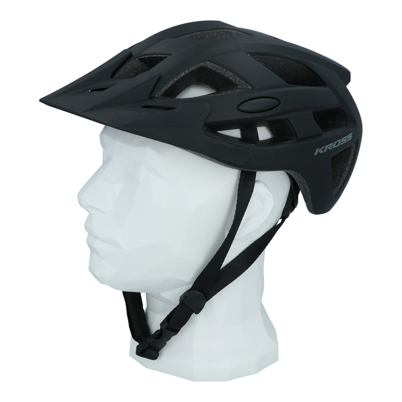 Load image into Gallery viewer, Kross fietshelm mtb city attivo l (58-61cm) - zwart