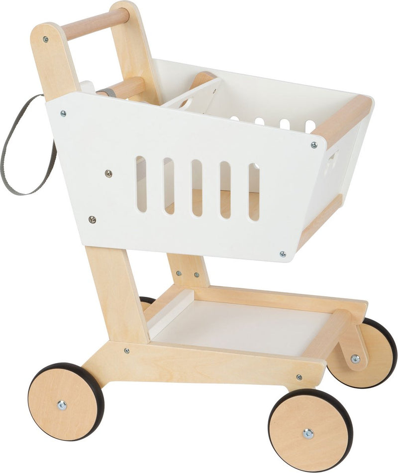 Chargez l'image dans la visionneuse de la galerie, Small foot - houten supermarkt winkelwagen wit