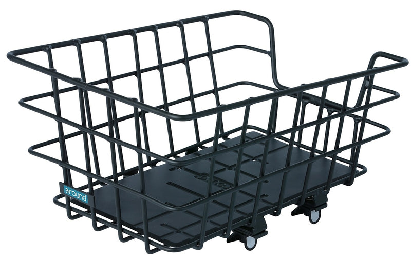 Load image into Gallery viewer, Around fietsmand college incl. fix systeem - zwart