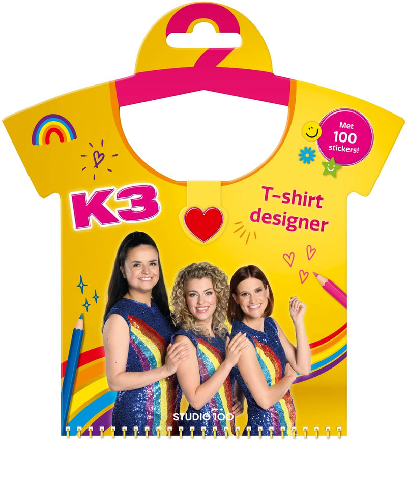 Afbeelding laden in galerijviewer, Studio 100 k3 doeboek - t-shirt designer