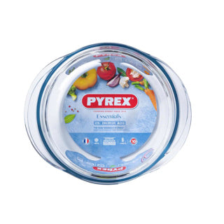 Load image into Gallery viewer, Pyrex ronde ovenschaal met deksel 2,1l