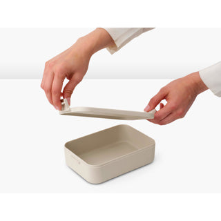 Afbeelding laden in galerijviewer, Brabantia make en take lunchbox medium soft beige | 2 stuks